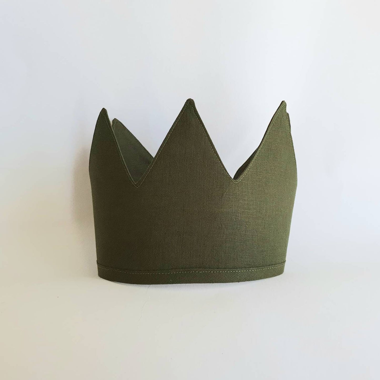 Caper, Linen Crown, Birthday, 1st Birthday, Photo Prop, Fabric Crown, Kids Crown, Size Tall